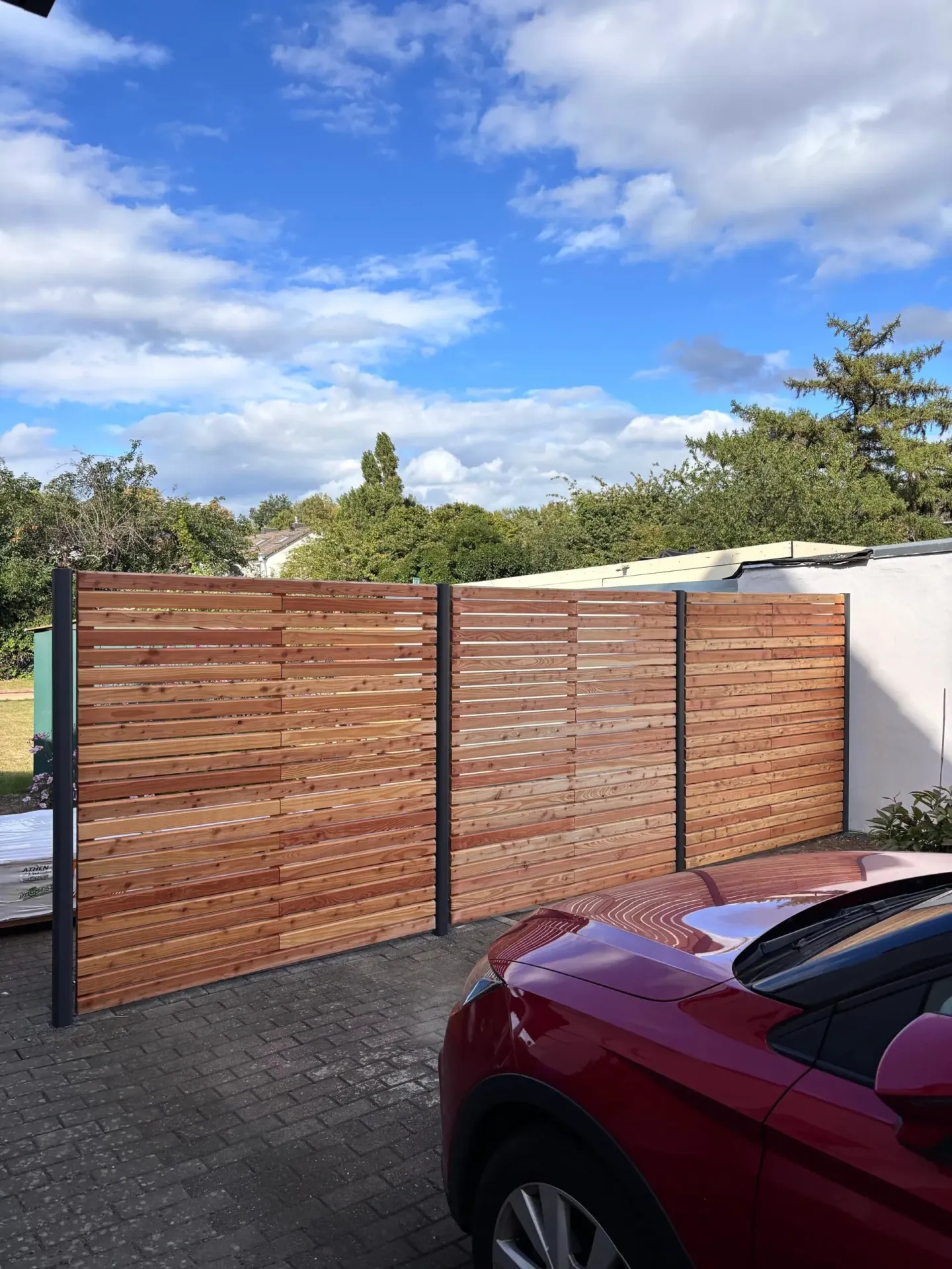 Lärche-Gartenzäune