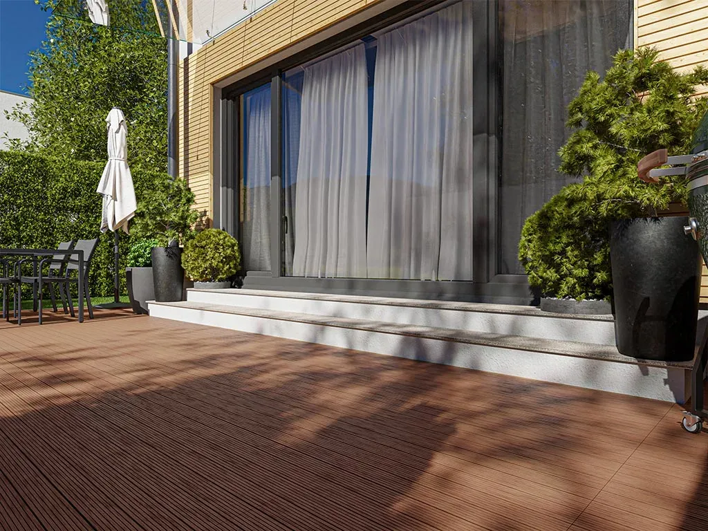 WPC-Terrassenfließen