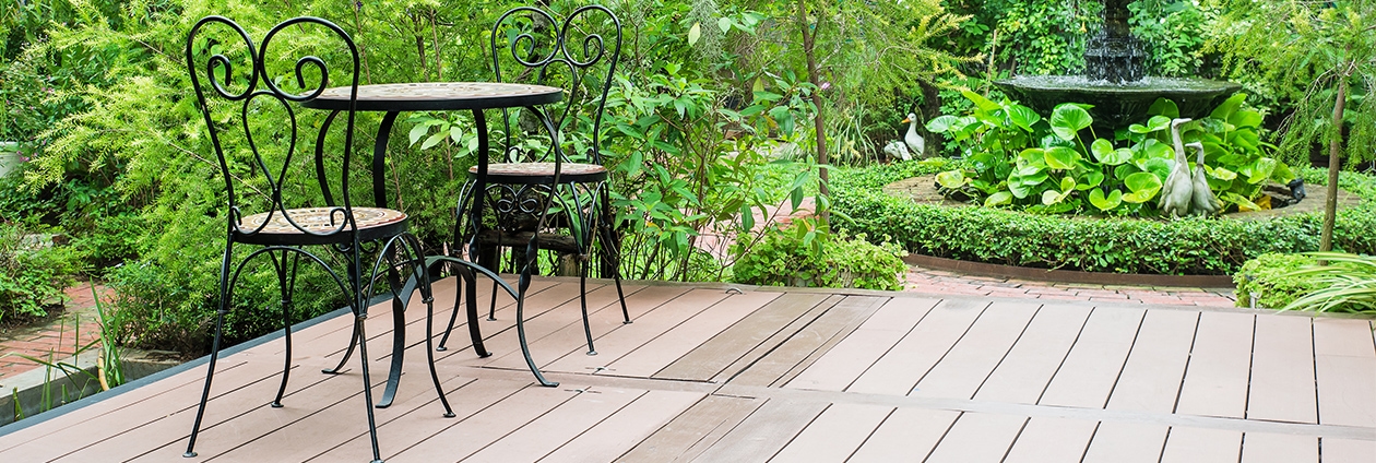 Garten, Stuhl, Hinterhof, Veranda, Deck