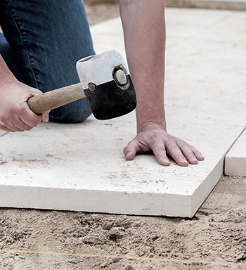 Baugewerbe, Gerät, Hammer, Werkzeug, Person