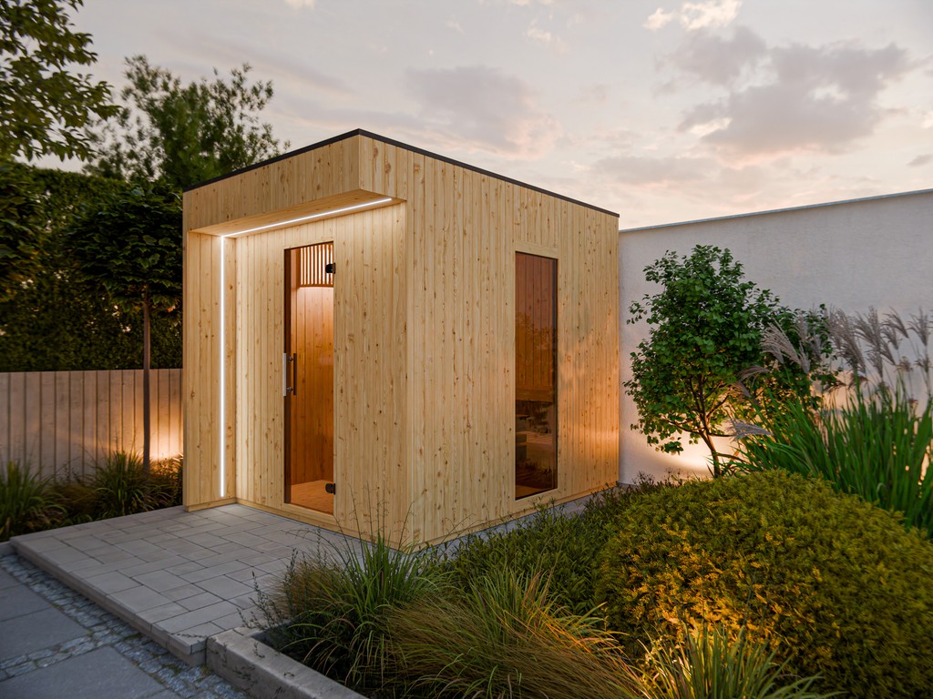 Innenarchitektur, Hinterhof, Holz, Gras, Wohnen