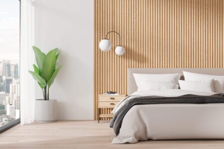 Cozy,Home,Bedroom,Interior,With,Bed,,Nightstand,With,Decoration,And