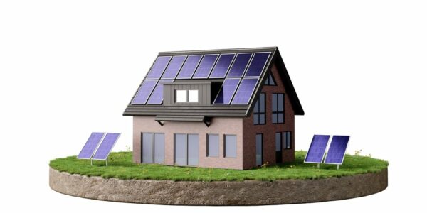 Concept,Of,Solar,Panel,Energy,On,Roof,House,And,3d