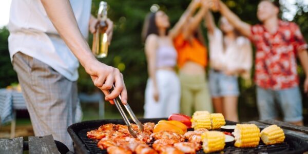Assorted,Delicious,Grilled,Meat,With,Barbecue,Grilled,Vegetables.,?oncept,Of