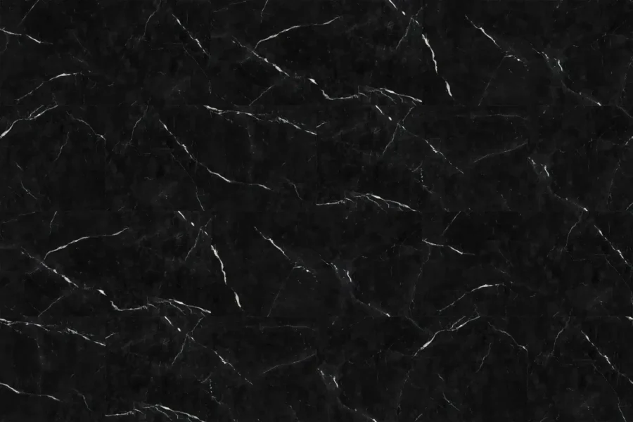 spc marmor schwarz Schwarzes SPC-Paneel mit weißer Marmorierung